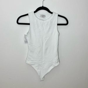 Babaton Contour Muscle Bodysuit (White)